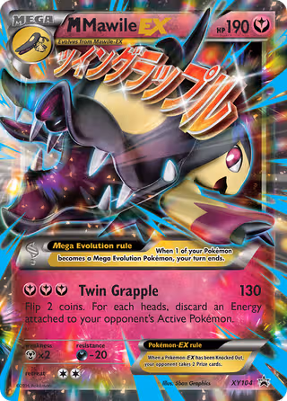 M Mawile EX XY104 Pokemon card