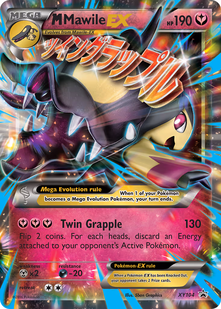 M Mawile EX XY104 Pokemon card