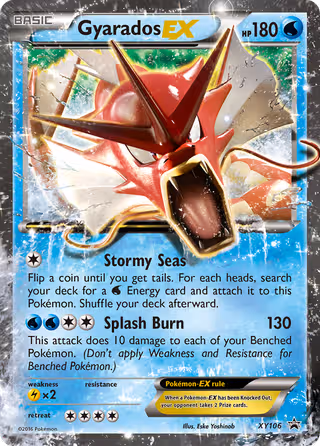 Gyarados EX XY106 Pokemon card