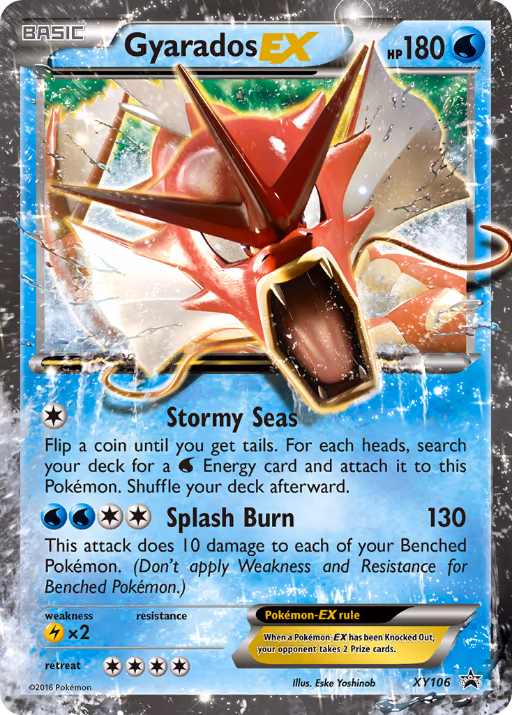 Gyarados EX XY106 Pokemon card
