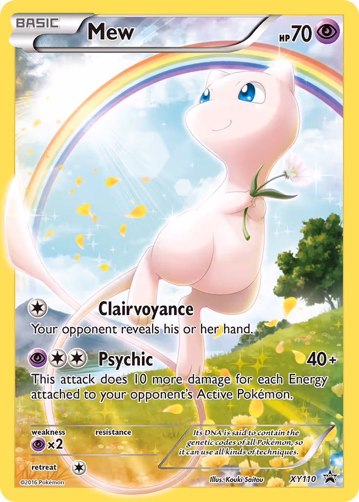 Mew XY110 Pokemon card