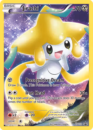 Jirachi XY112 Pokemon card