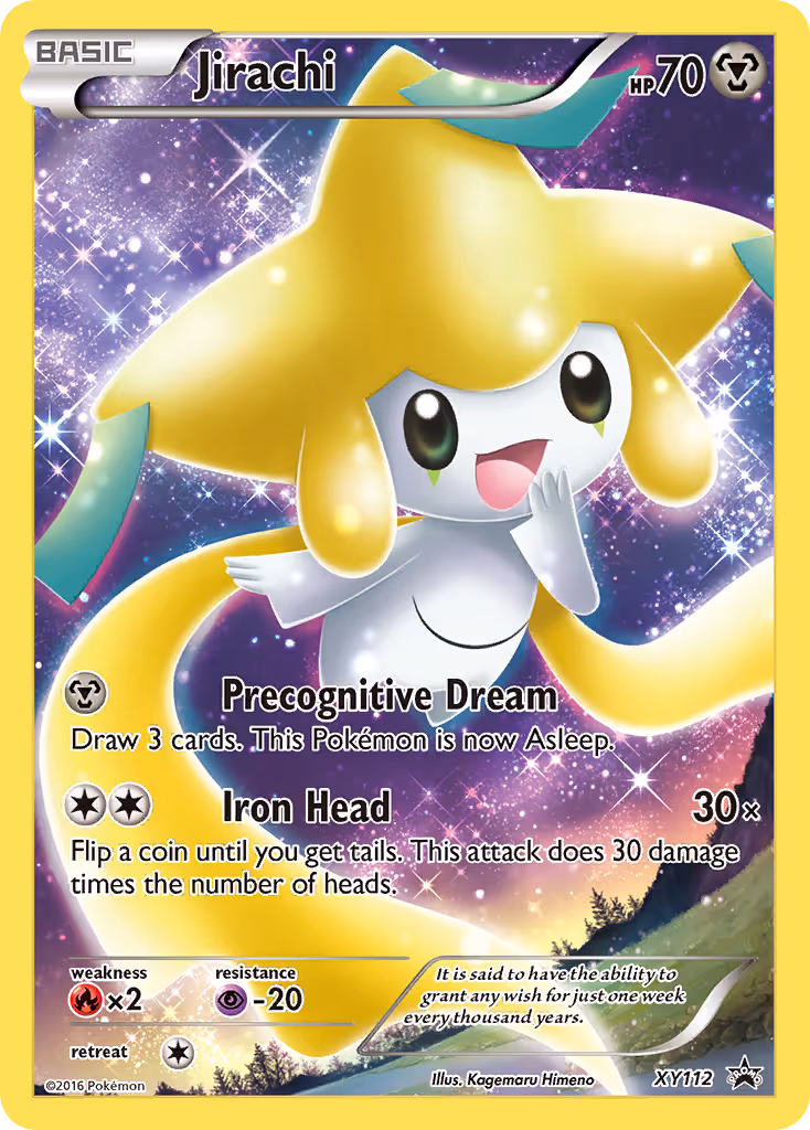 Jirachi XY112 Pokemon card