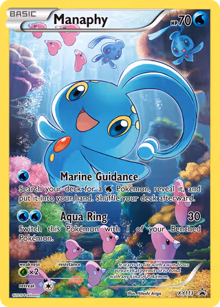 Manaphy XY113 Pokemon card