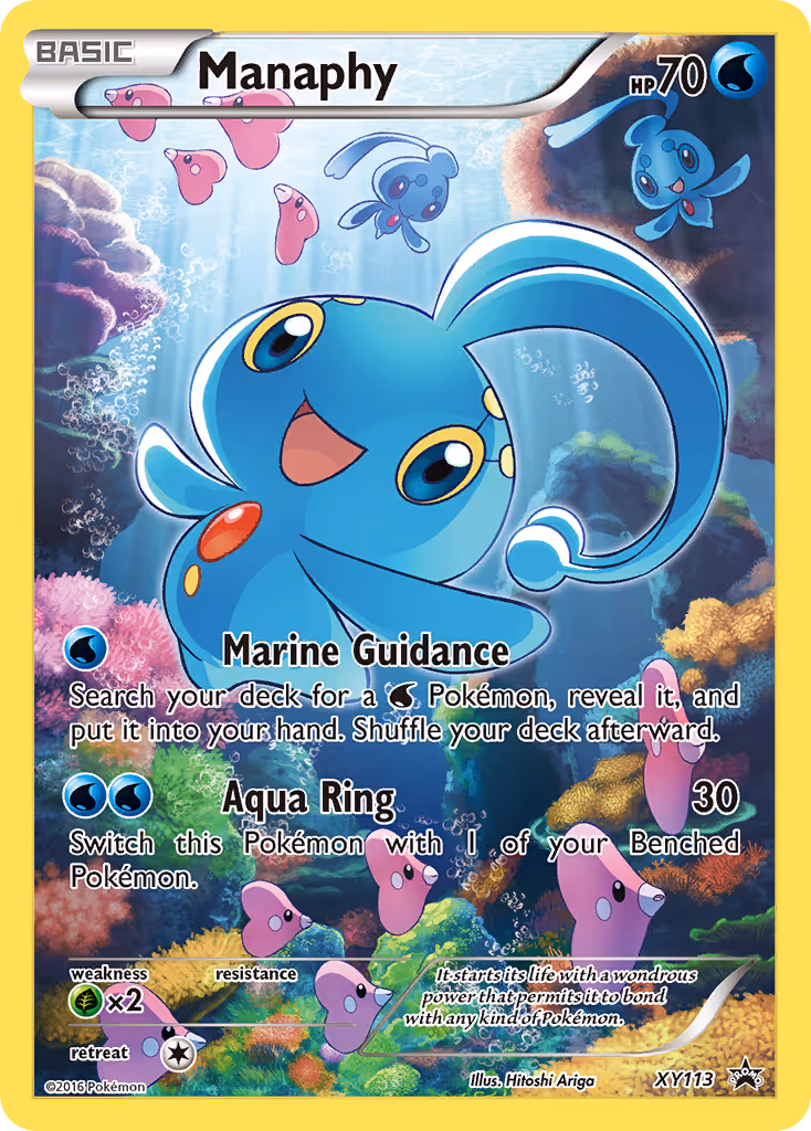 Manaphy XY113 Pokemon card