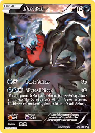 Darkrai XY114 Pokemon card