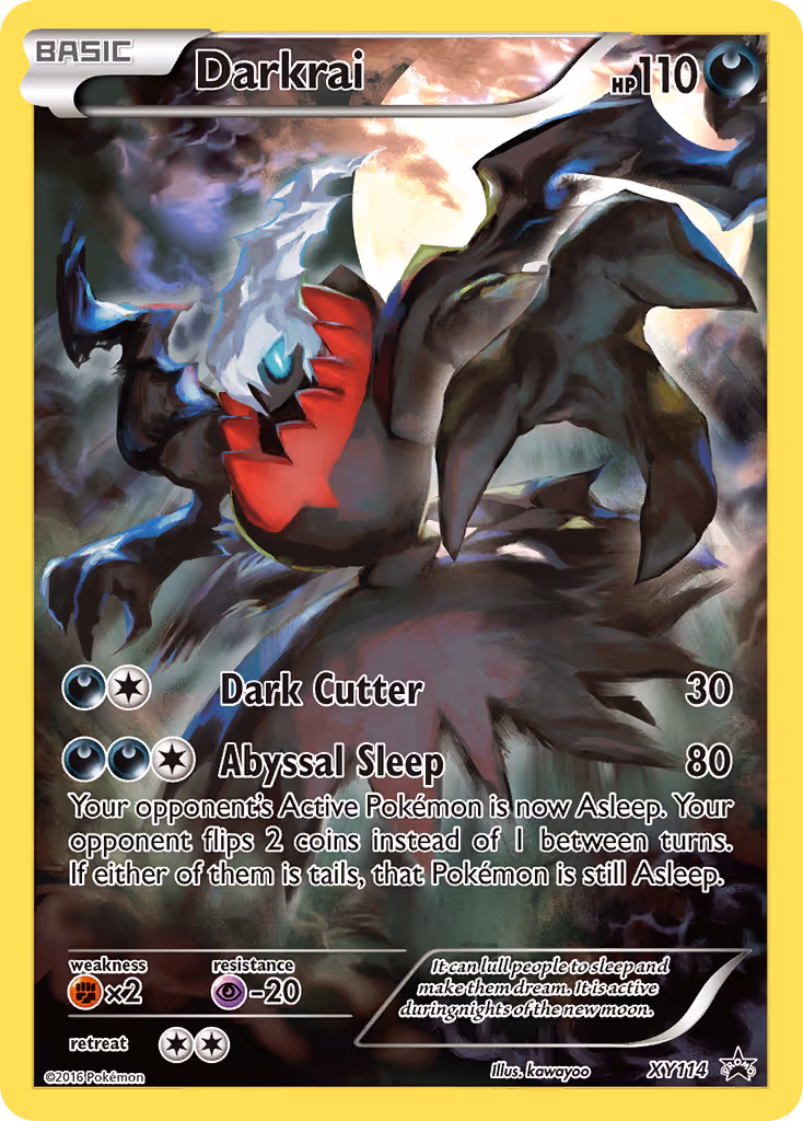 Darkrai XY114 Pokemon card