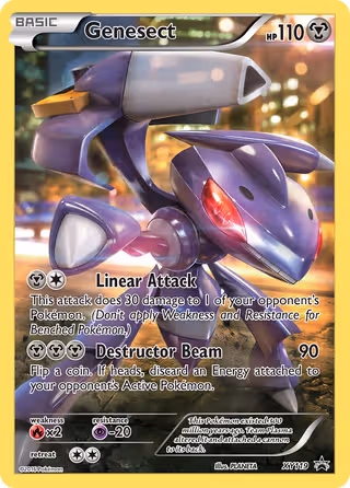 Genesect XY119 Pokemon card