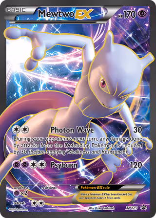 Mewtwo EX XY125 Pokemon card