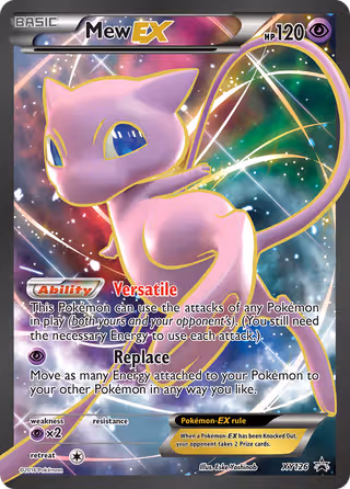 Mew EX XY126 Pokemon card