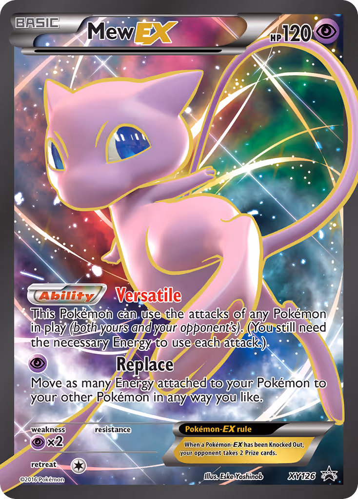 Mew EX XY126 Pokemon card