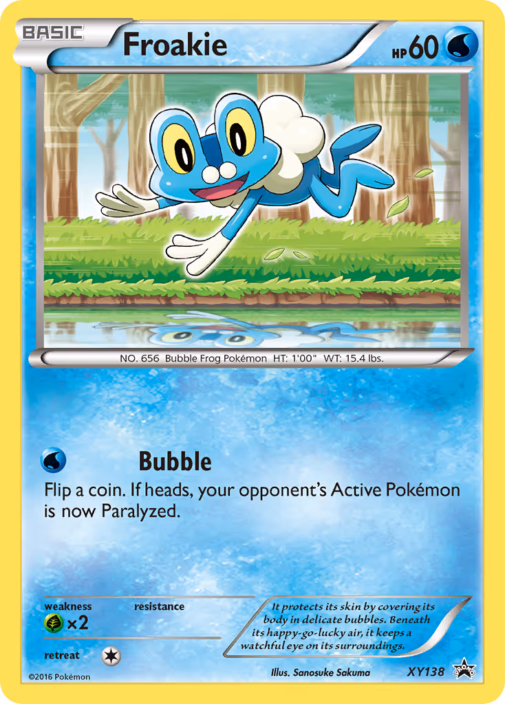 Froakie XY138 Pokemon card