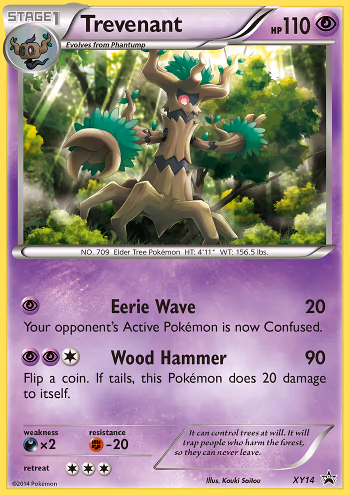 Trevenant XY14 Pokemon card