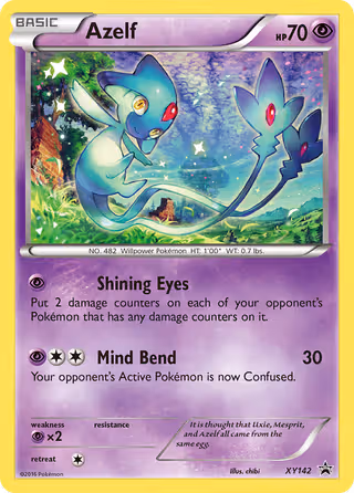 Azelf XY142 Pokemon card