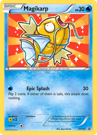Magikarp XY143 Pokemon card