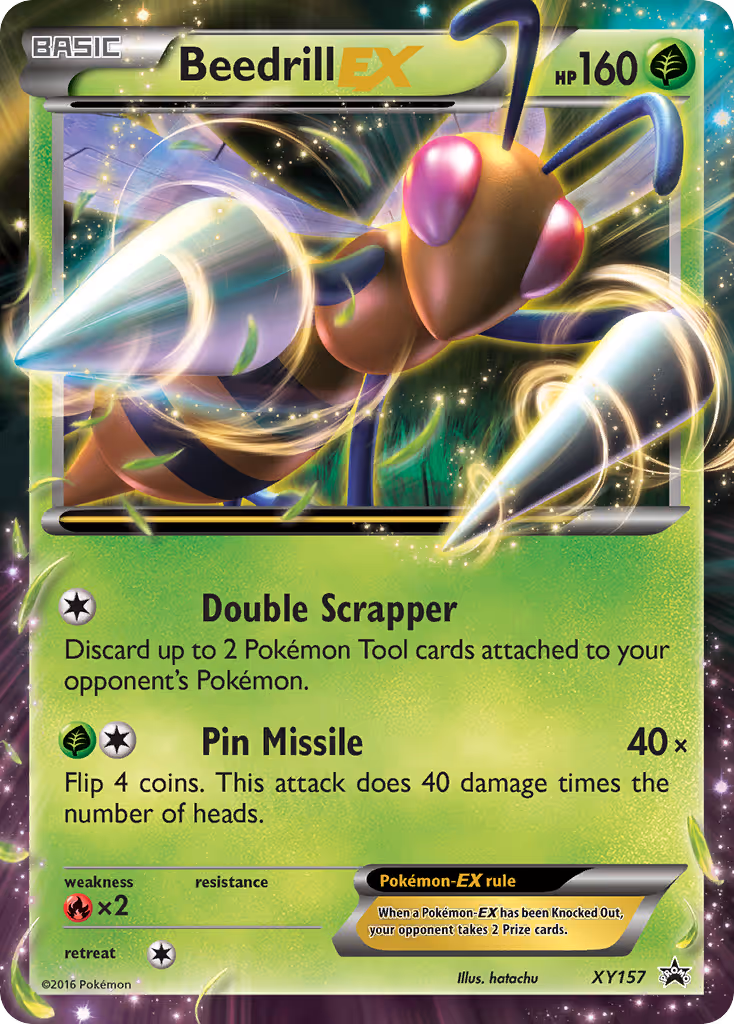 Beedrill EX XY157 Pokemon card