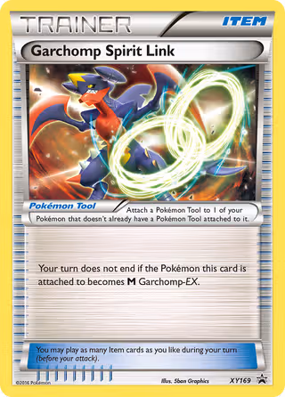 Garchomp Spirit Link XY169 Pokemon card