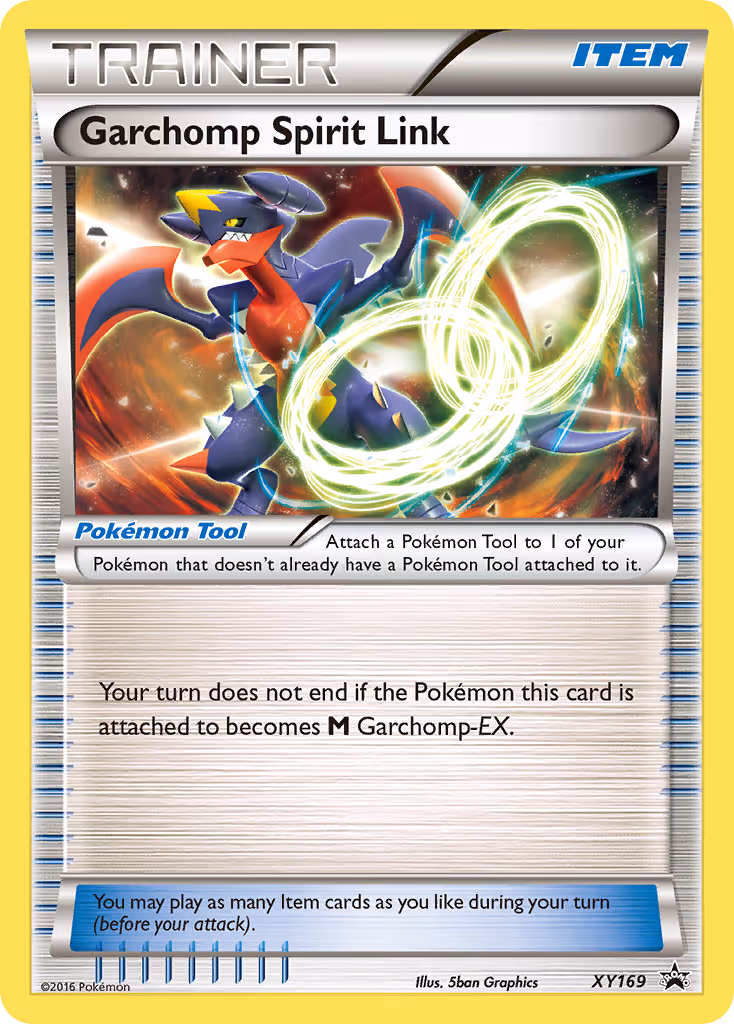 Garchomp Spirit Link XY169 Pokemon card