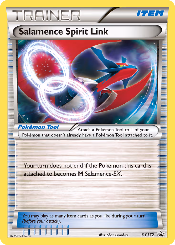 Salamence Spirit Link XY172 Pokemon card