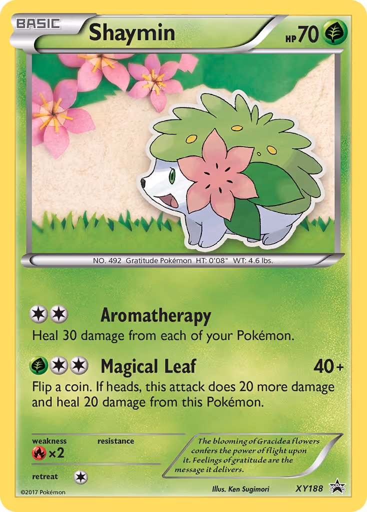 Shaymin XY188 Pokemon card