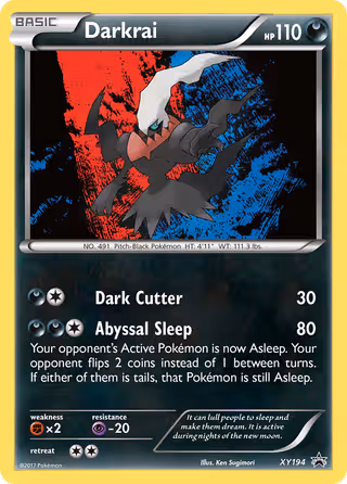 Darkrai XY194 Pokemon card