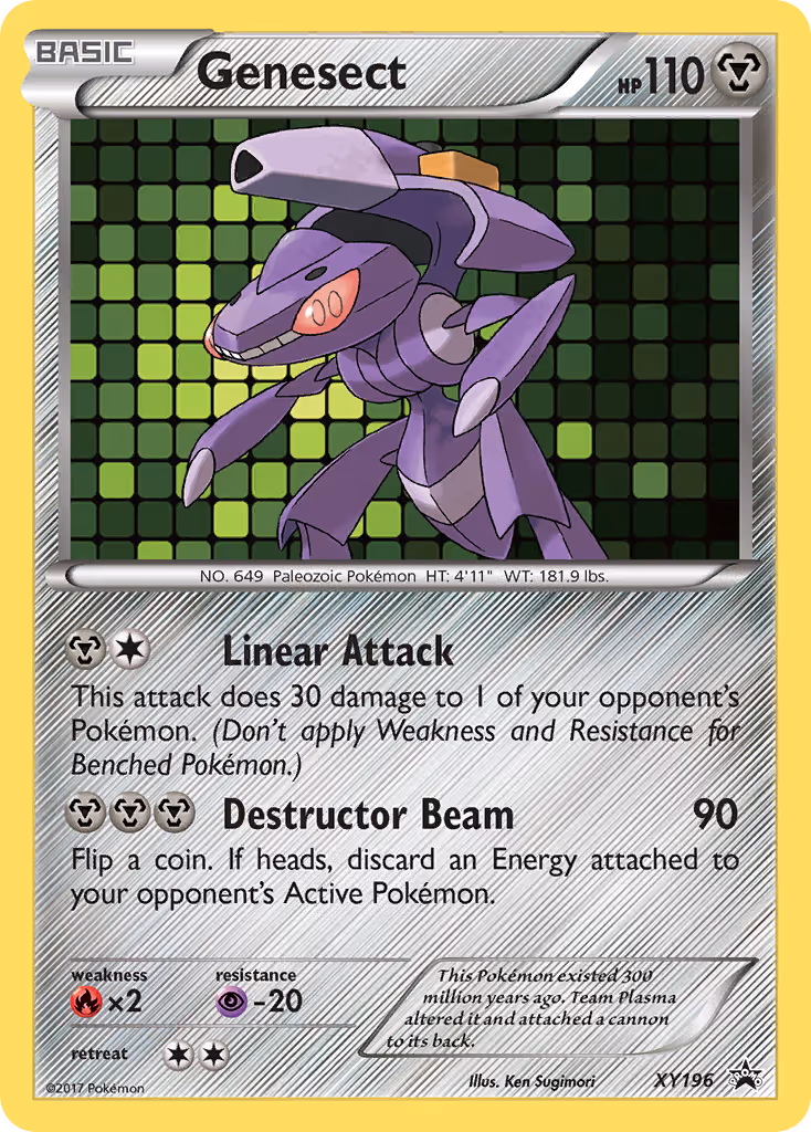 Genesect XY196 Pokemon card