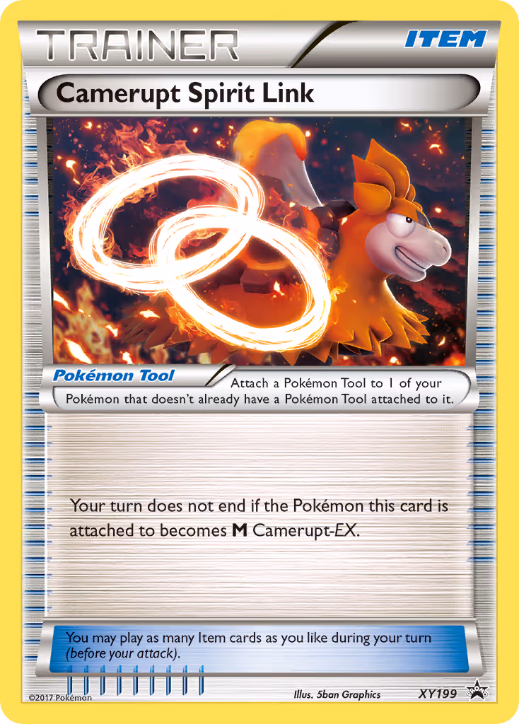 Camerupt Spirit Link XY199 Pokemon card