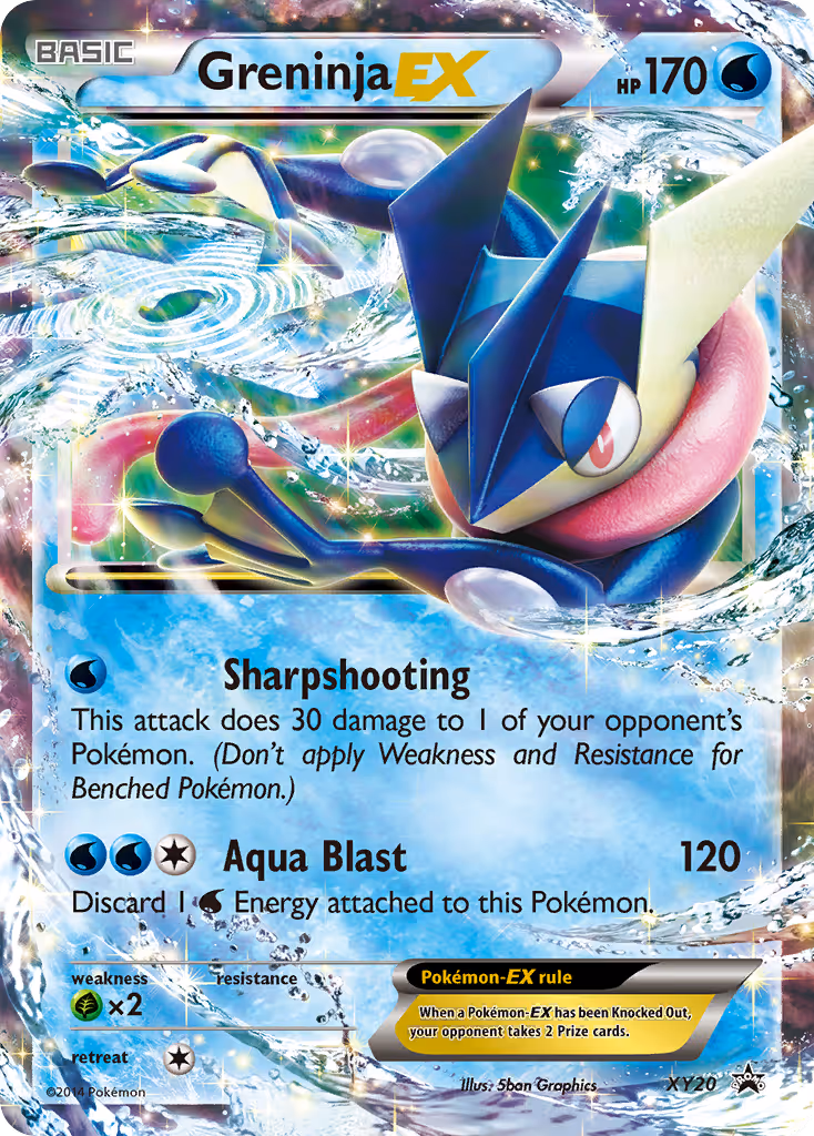 Greninja EX XY20 Pokemon card