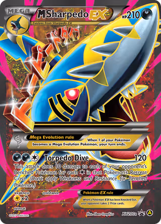 M Sharpedo-EX XY200a Pokemon card
