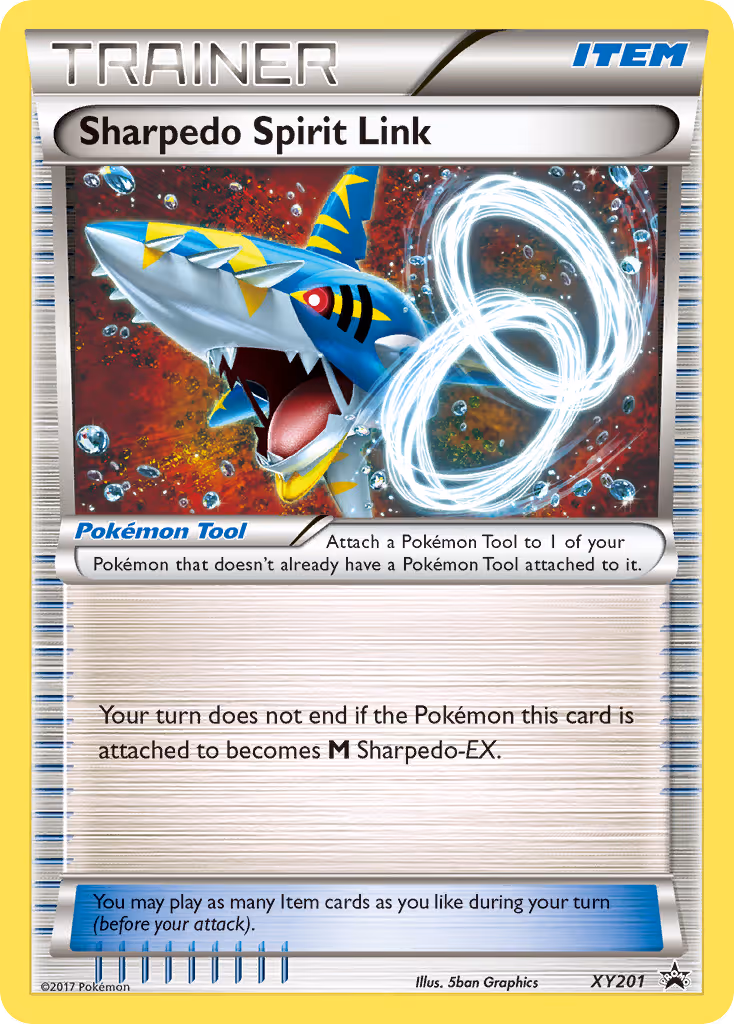 Sharpedo Spirit Link XY201 Pokemon card