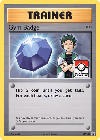 Gym Badge XY203 Pokemon card