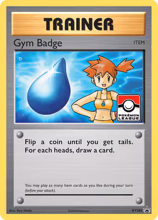 Gym Badge XY204 Pokemon card