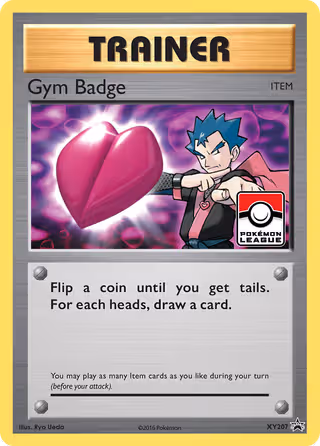 Gym Badge XY207 Pokemon card