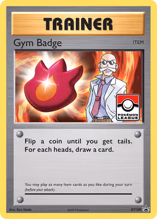 Gym Badge XY209 Pokemon card