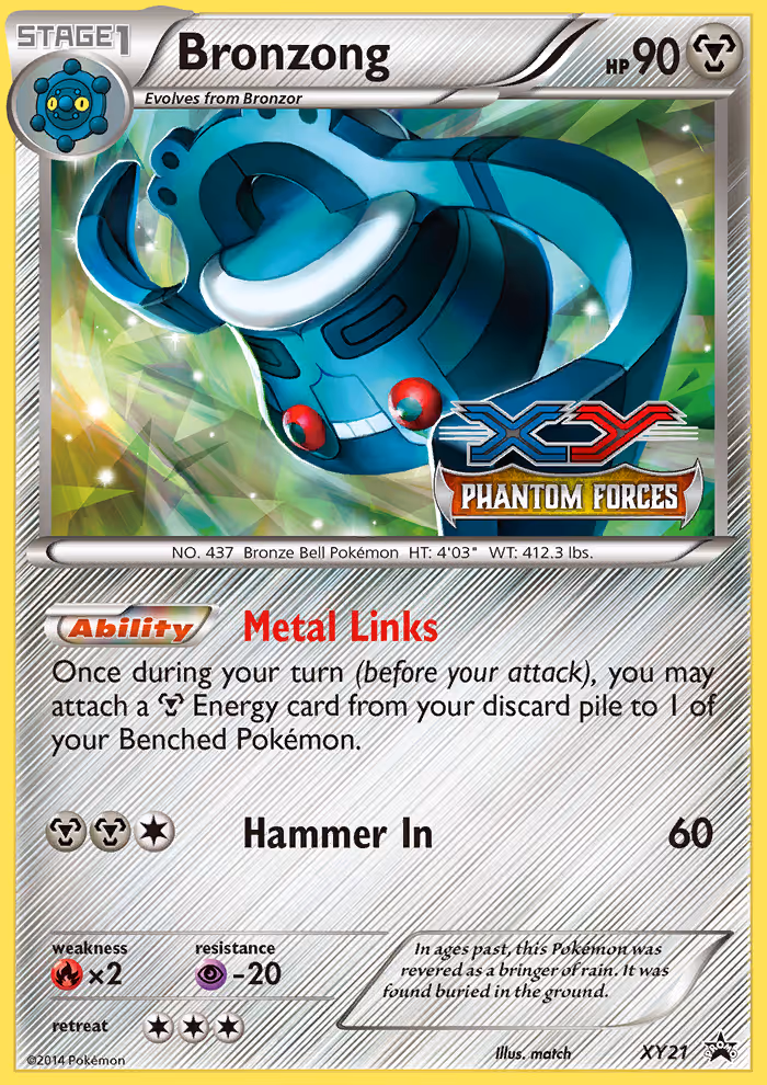 Bronzong XY21 Pokemon card
