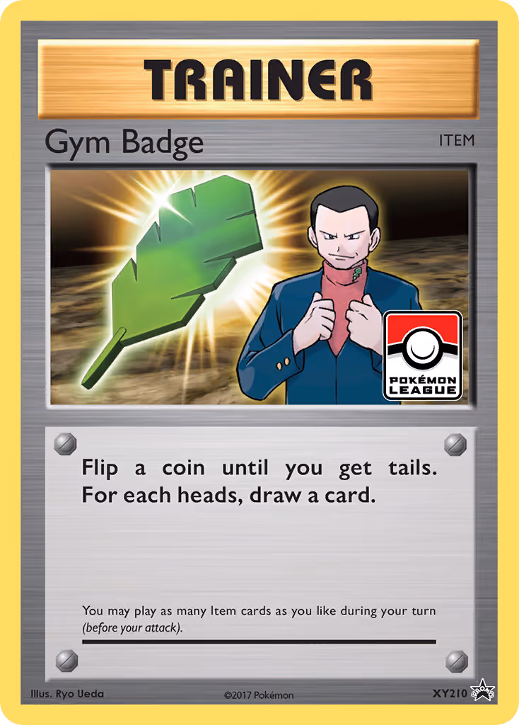 Gym Badge XY210 Pokemon card