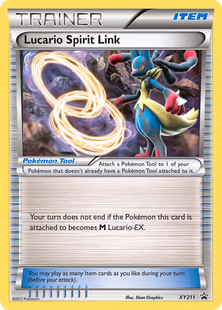Lucario Spirit Link XY211 Pokemon card