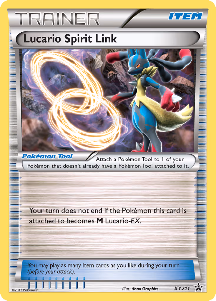 Lucario Spirit Link XY211 Pokemon card