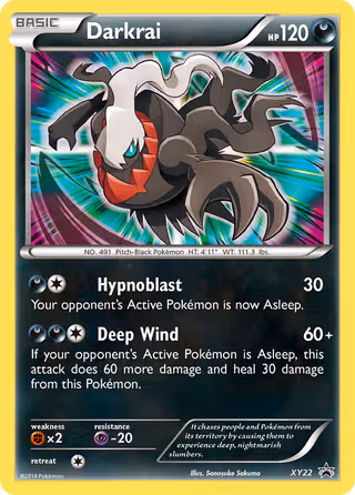 Darkrai XY22 Pokemon card