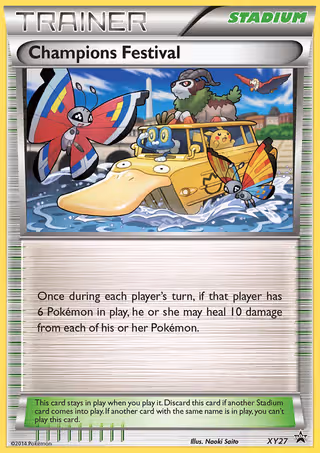 Champions Festival XY27 Pokemon card