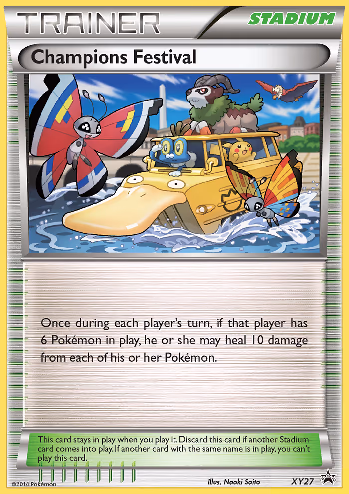 Champions Festival XY27 Pokemon card