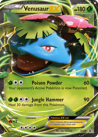 Venusaur EX XY28 Pokemon card
