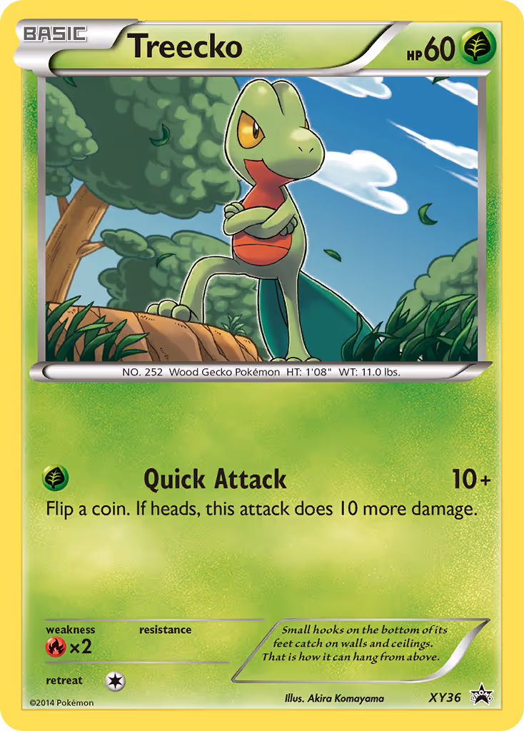 Treecko XY36 Pokemon card