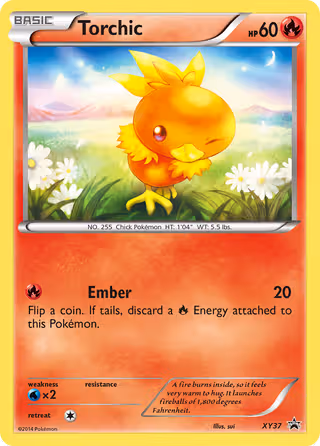 Torchic XY37 Pokemon card