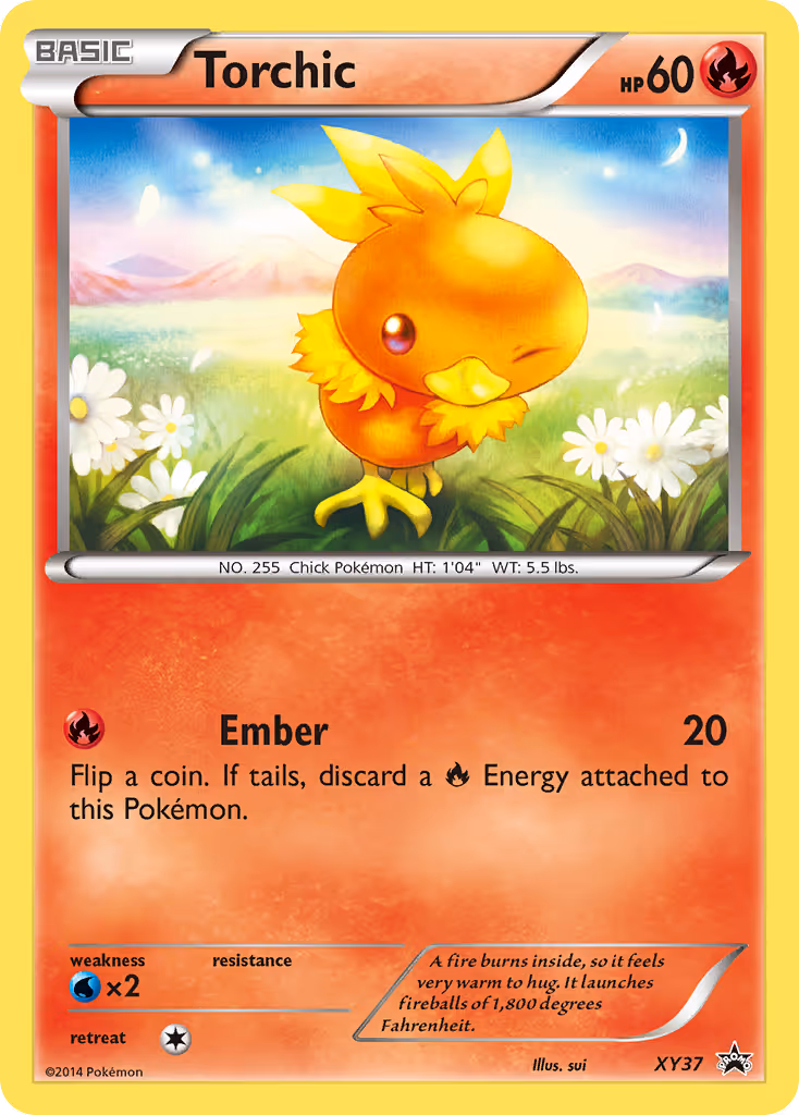 Torchic XY37 Pokemon card