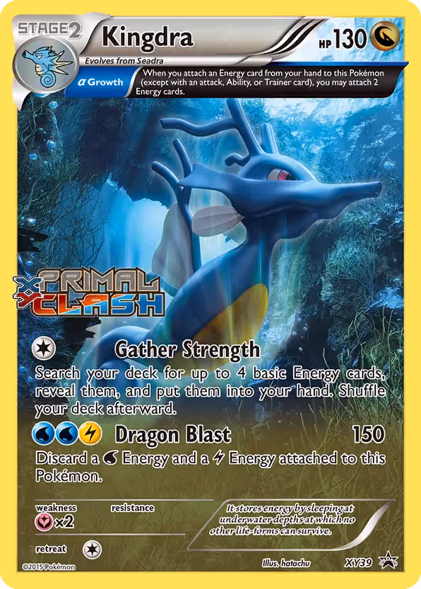 Kingdra XY39 Pokemon card
