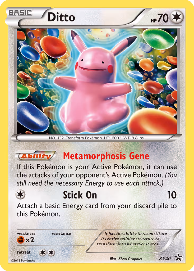 Ditto XY40 Pokemon card