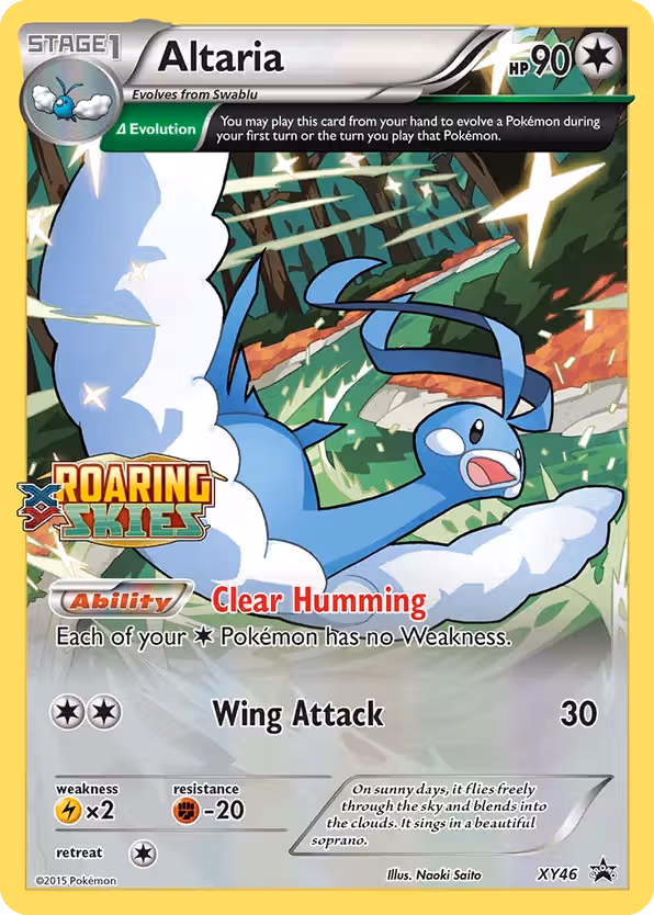 Altaria XY46 Pokemon card