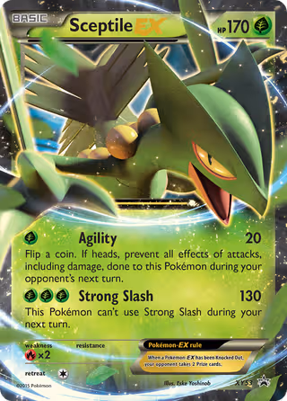 Sceptile EX XY53 Pokemon card