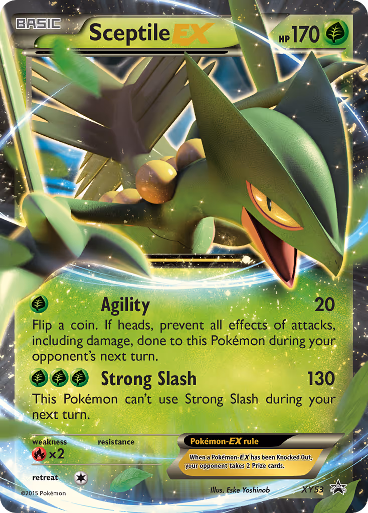 Sceptile EX XY53 Pokemon card